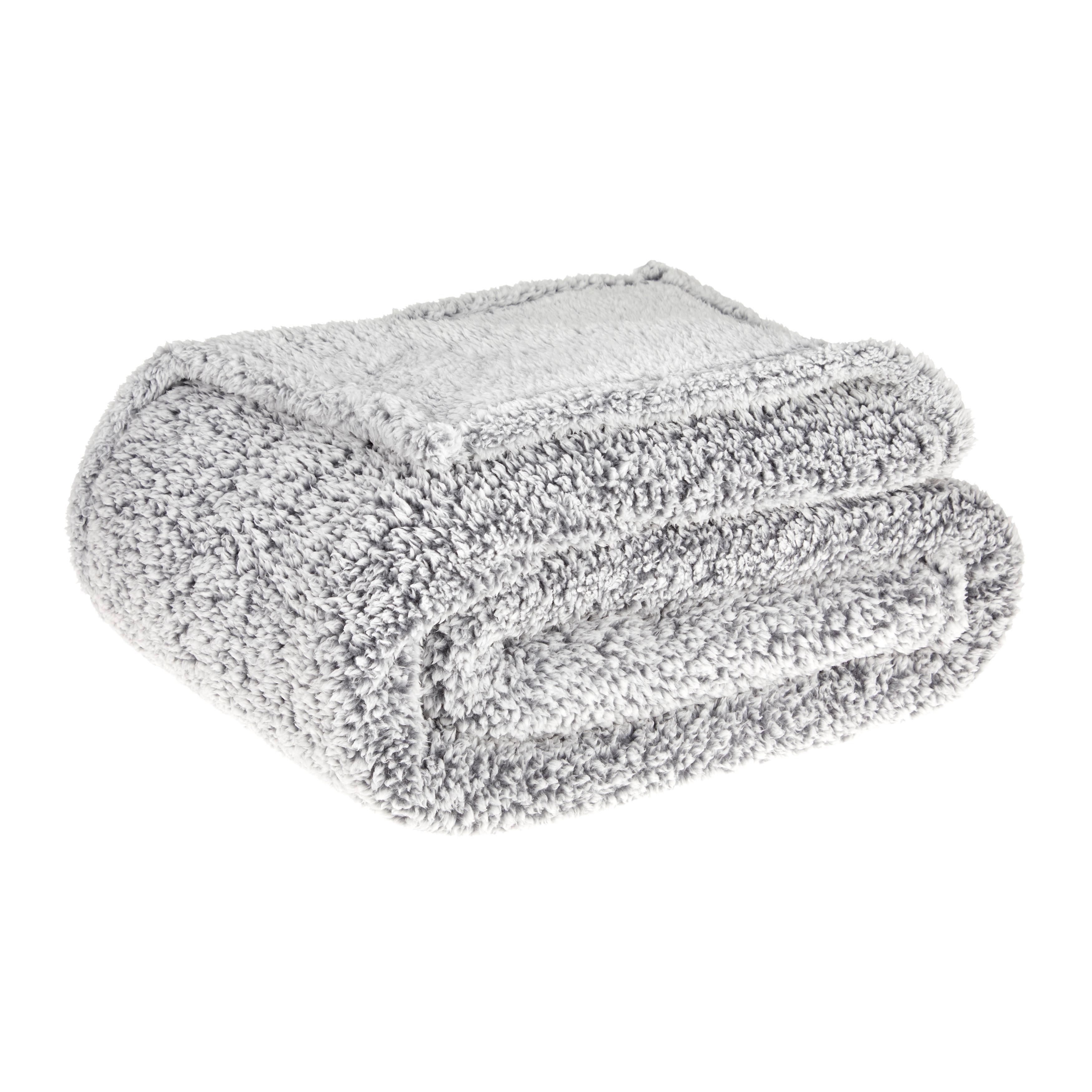 Kuscheldecke Carlotta - Anthrazit, MODERN, Textil (150/200cm) - Luca Bessoni