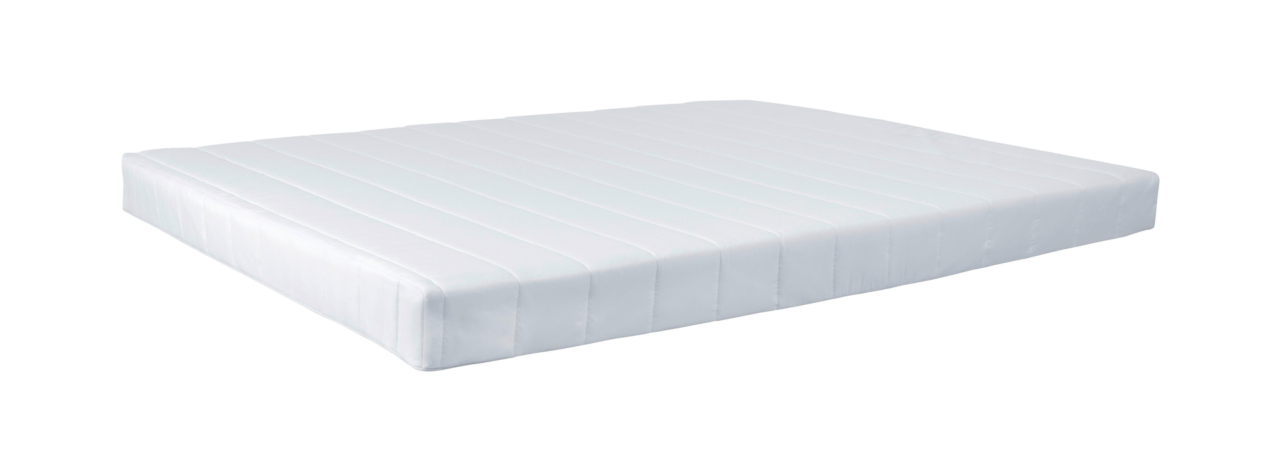 TASCHENFEDERKERNMATRATZE SIMPLO 120x200 cm H2 H: 16 cm - Weiß, Textil/Metall (120/200cm)
