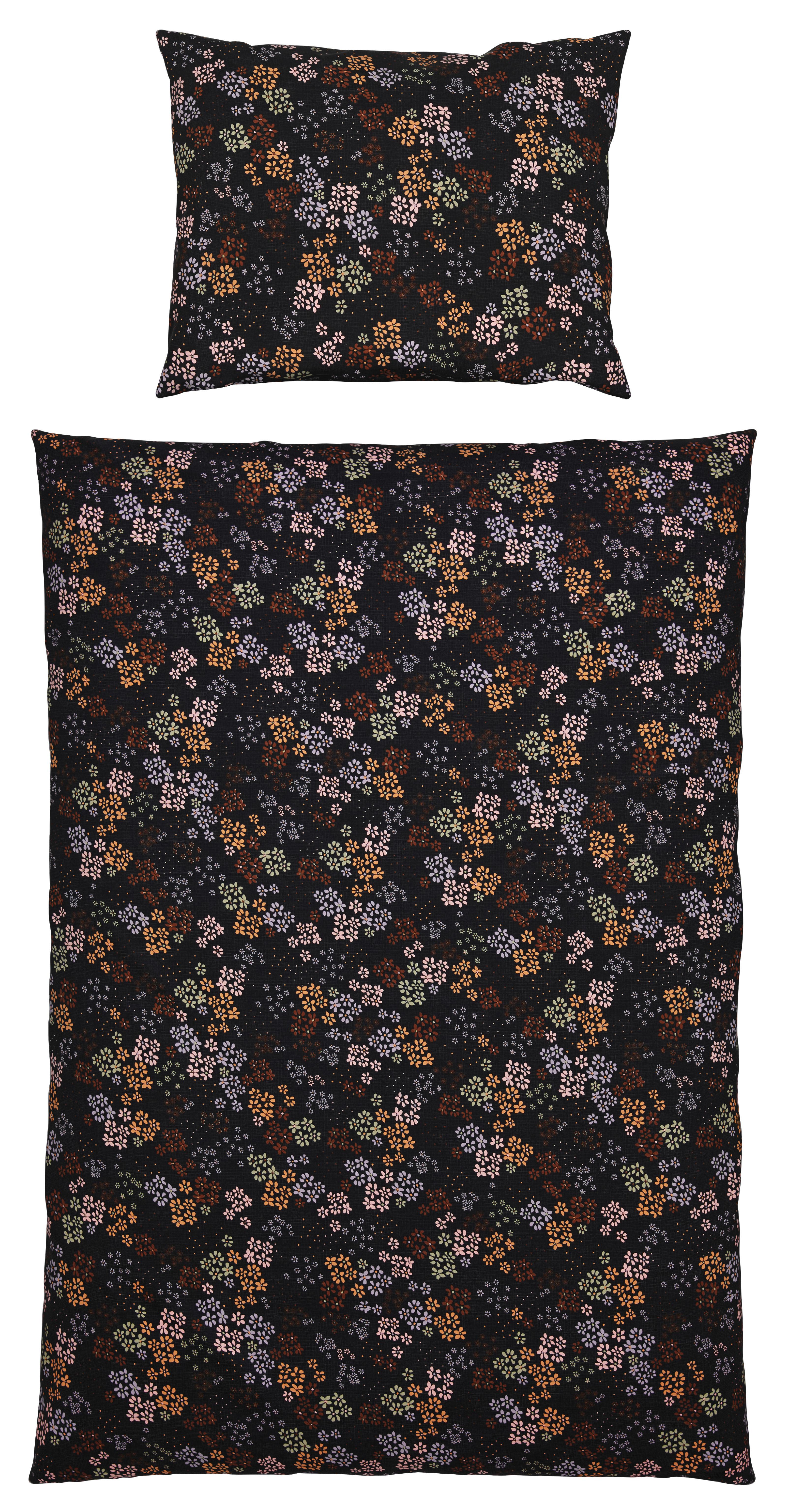 Bettwäsche Giselle - Dunkelgrün/Salbeigrün, ROMANTIK / LANDHAUS, Textil (140/200null) - James Wood