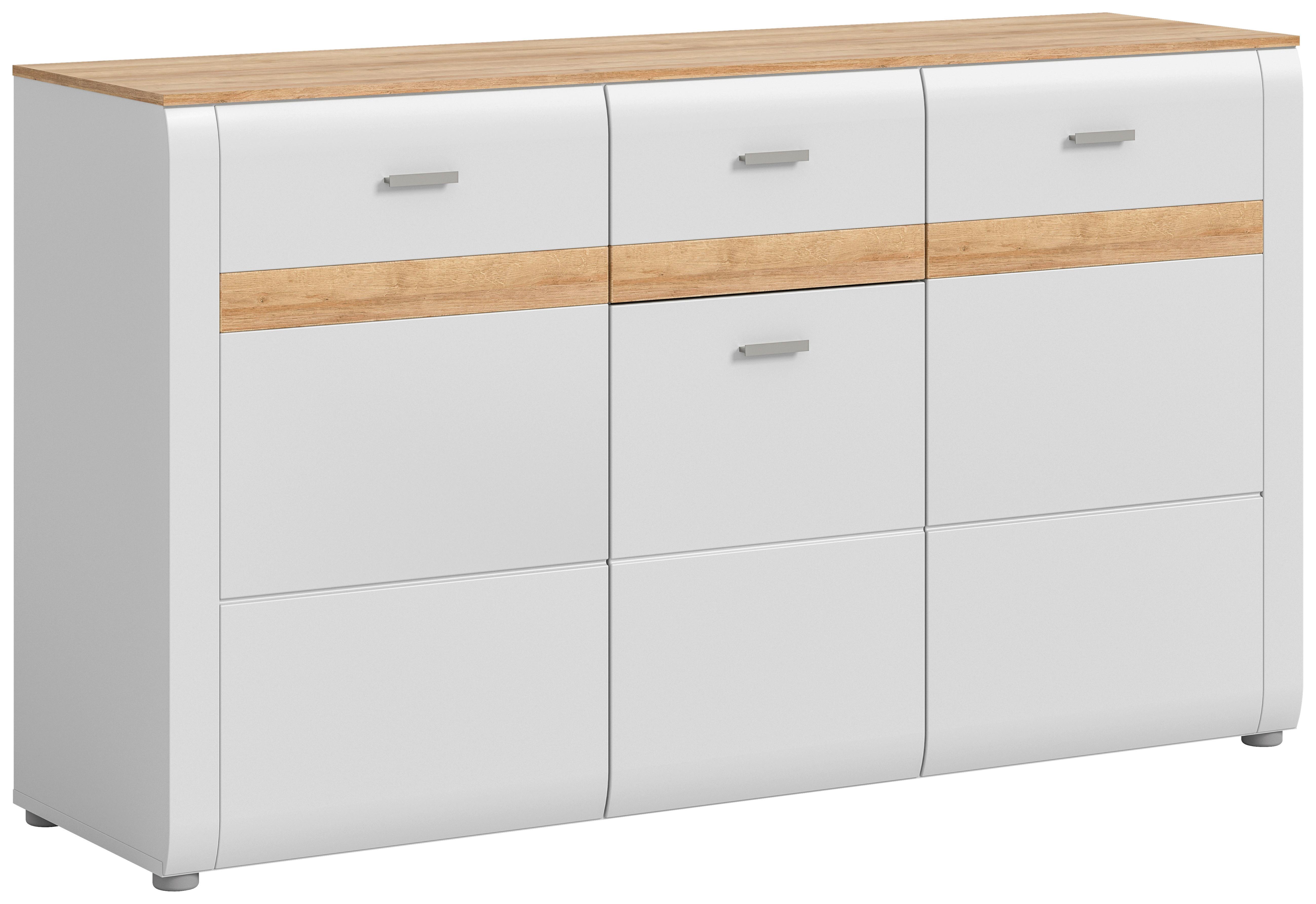 Sideboard Ashton Aschgrau B: 150 Cm - Design, Holzwerkstoff (150/86/43cm) - MID.YOU