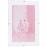 Cliprahmen Manfred - Transparent, KONVENTIONELL, Glas/Papier (10,5/15cm) - Luca Bessoni