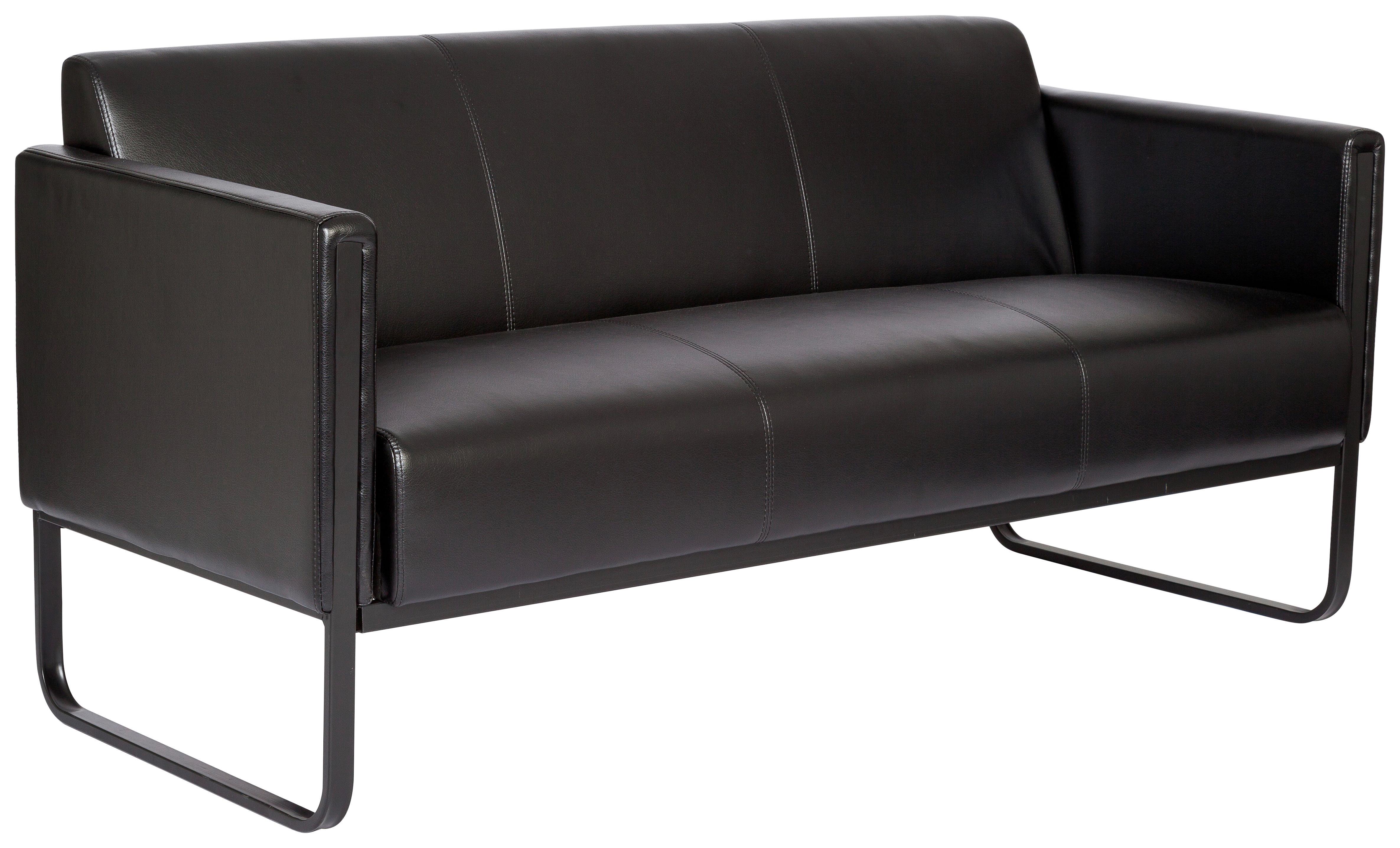3-sitzer-sofa Bali Black Schwarz - Schwarz, MODERN, Textil (159/78/71cm) - MID.YOU