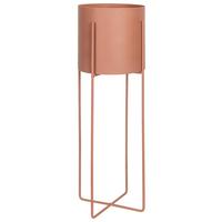 Obal na květináč Cross, 25/70cm - terracotta, kov (25/70cm) - Modern Living