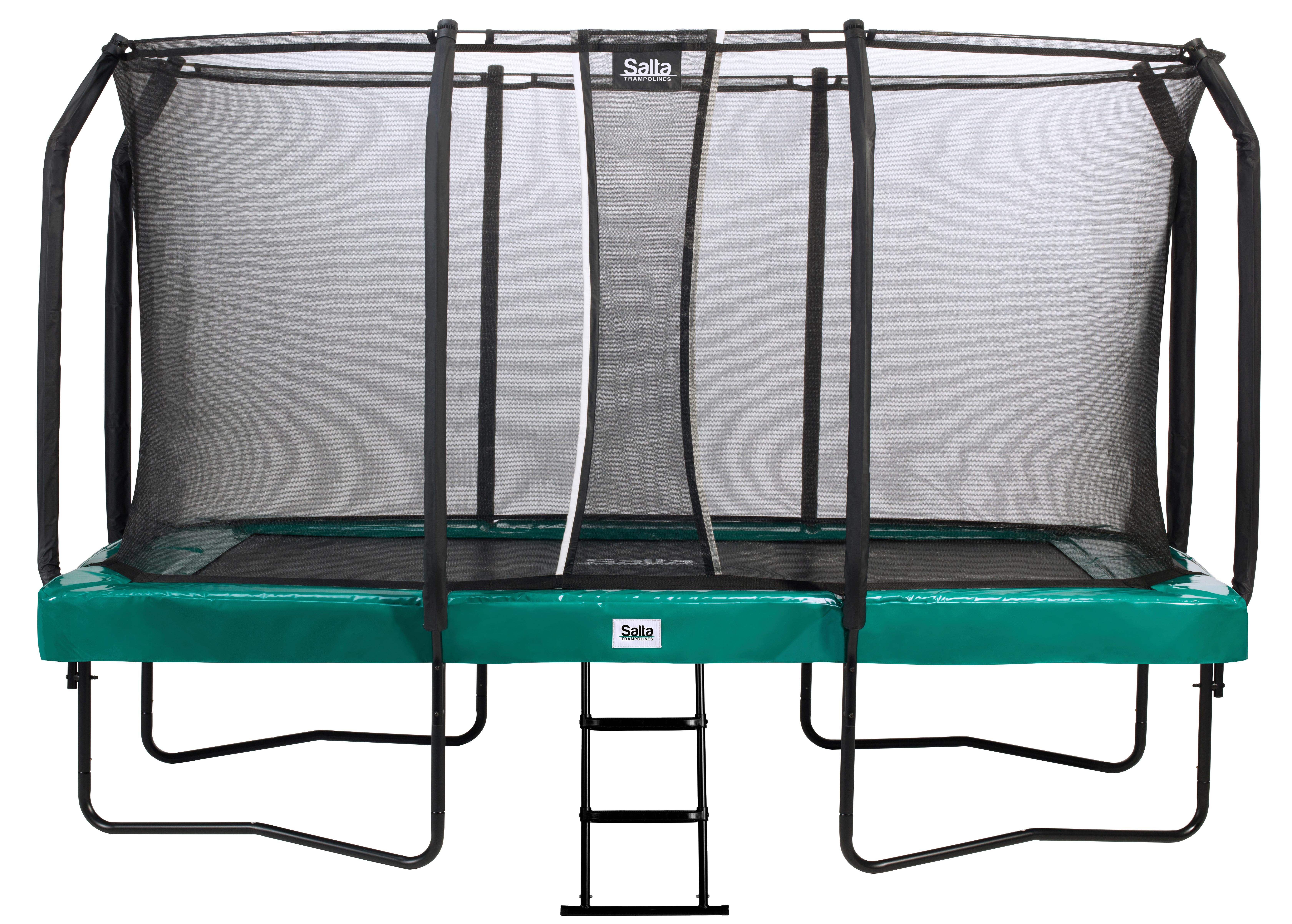 Trampolin 5376g - Grün, KONVENTIONELL, Metall (244/427cm) - Salta