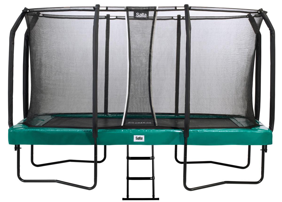 Trampolin 5376g - Grün, KONVENTIONELL, Metall (244/427cm) - Salta