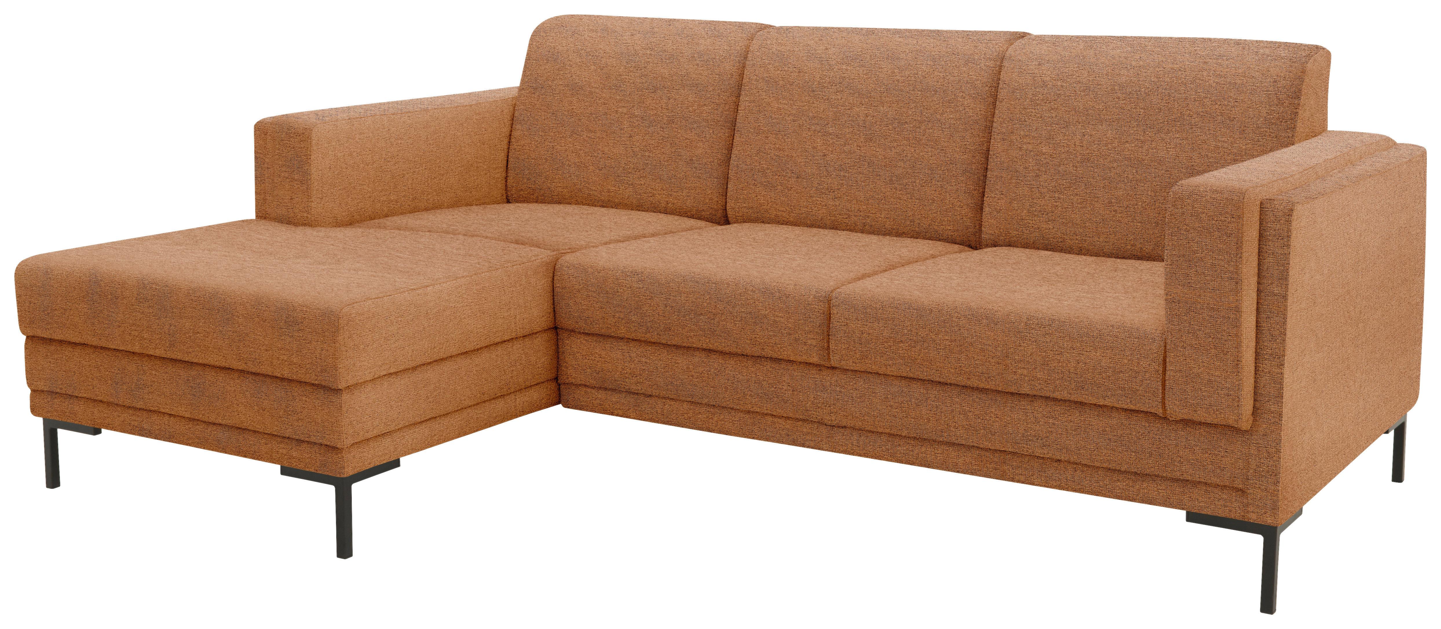 Ecksofa Looks Vii - Messingfarben/Schwarz, Design, Textil (214/146cm) - LOOKS by W.Joop