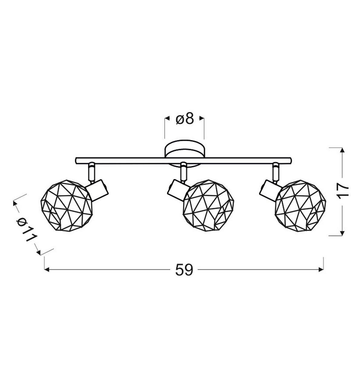Strahler 93-66640 - Basics, Metall (11/59/17cm)