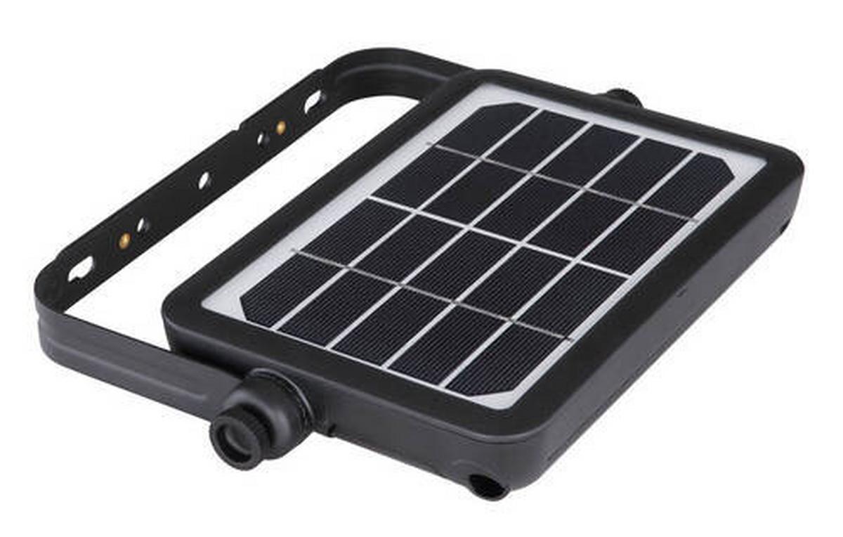 Solarleuchte 36483 - Schwarz, Basics, Kunststoff (23,2/15/3,4cm) - Globo