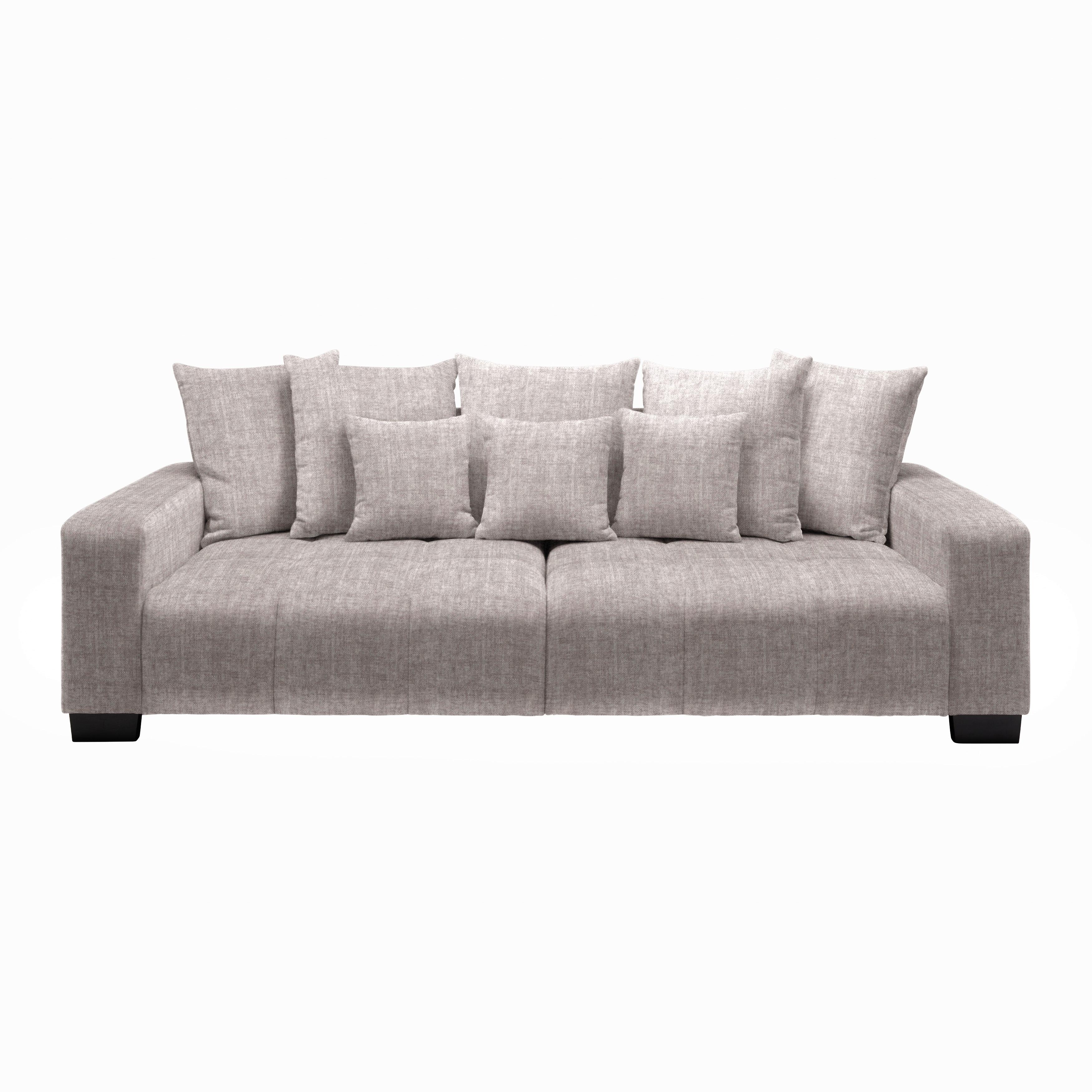 Velká pohovka MATTEO, šedohnědá tkanina VOGUE - černá/šedohnědá, Moderní, dřevo (246/93/124cm)