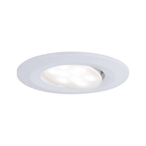 LED-Deckenleuchte Ø 9 cm Weiß Matt Rund - Weiß, Basics, Kunststoff (9cm) - Paulmann