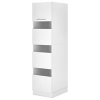 Wäscheschrank Clara - Weiß, KONVENTIONELL, Holzwerkstoff (50/200/67,6cm) - Respekta