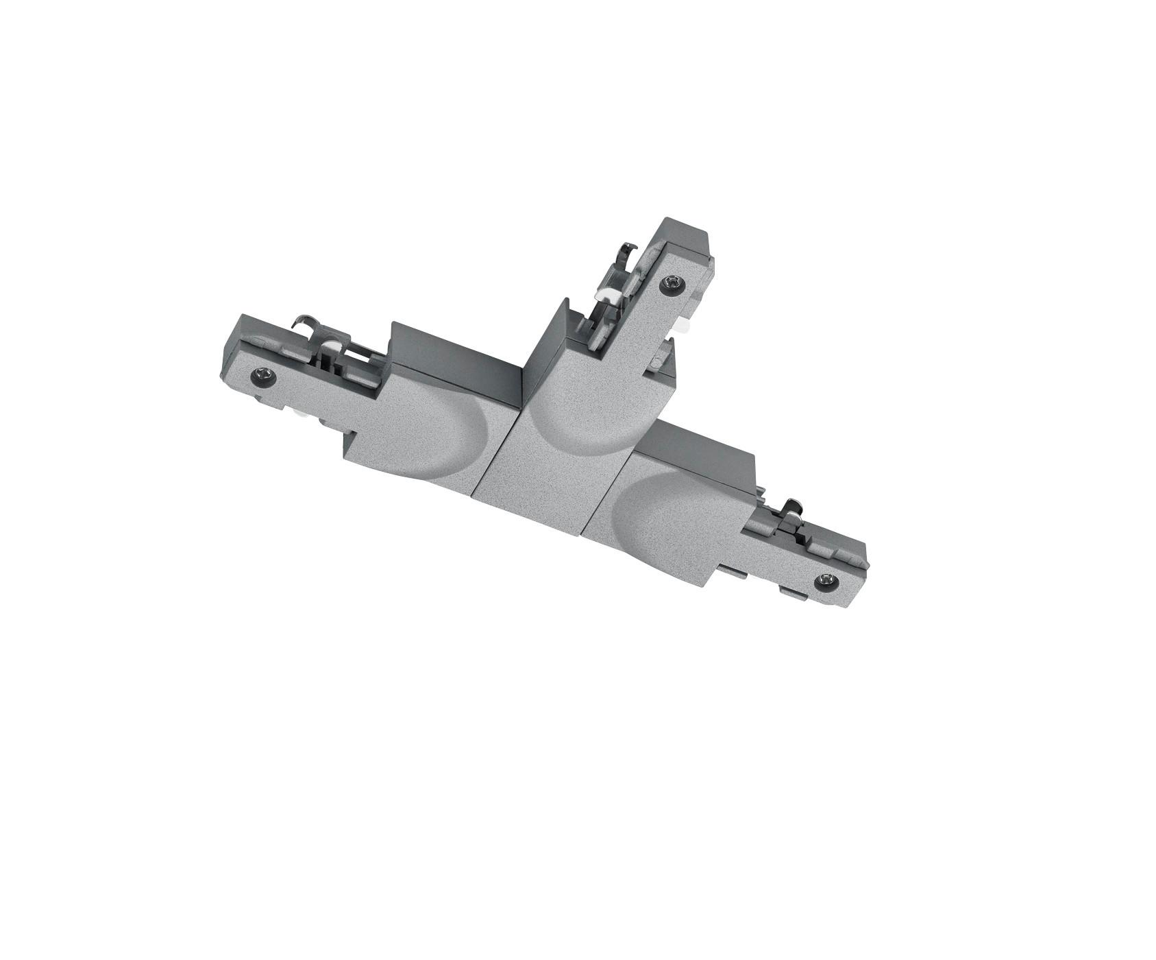Schienensystem-Verbinder 702387B DUOLINE - Titanfarben, Basics, Kunststoff (17/2/9cm) - Trio Leuchten