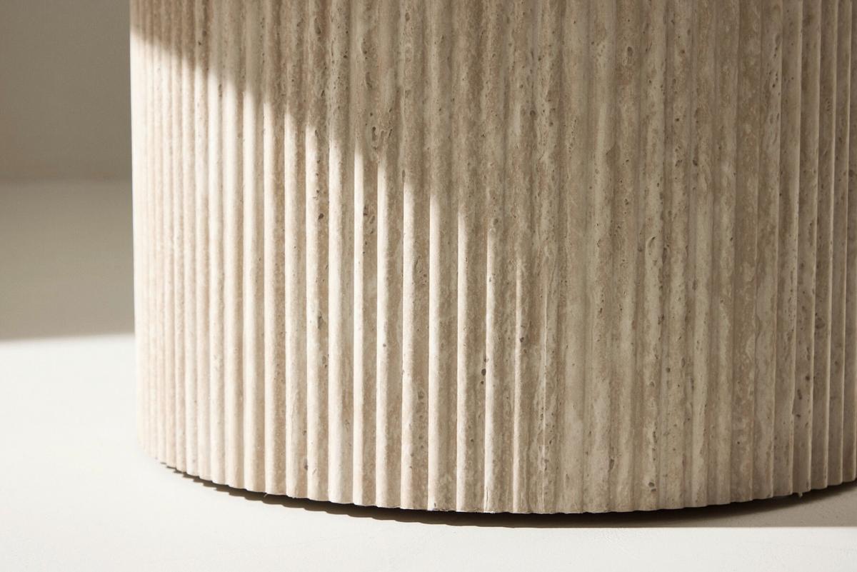 Couchtisch Härön Beige D: 80cm - Beige, MODERN, Holz (80/38cm) - Livetastic