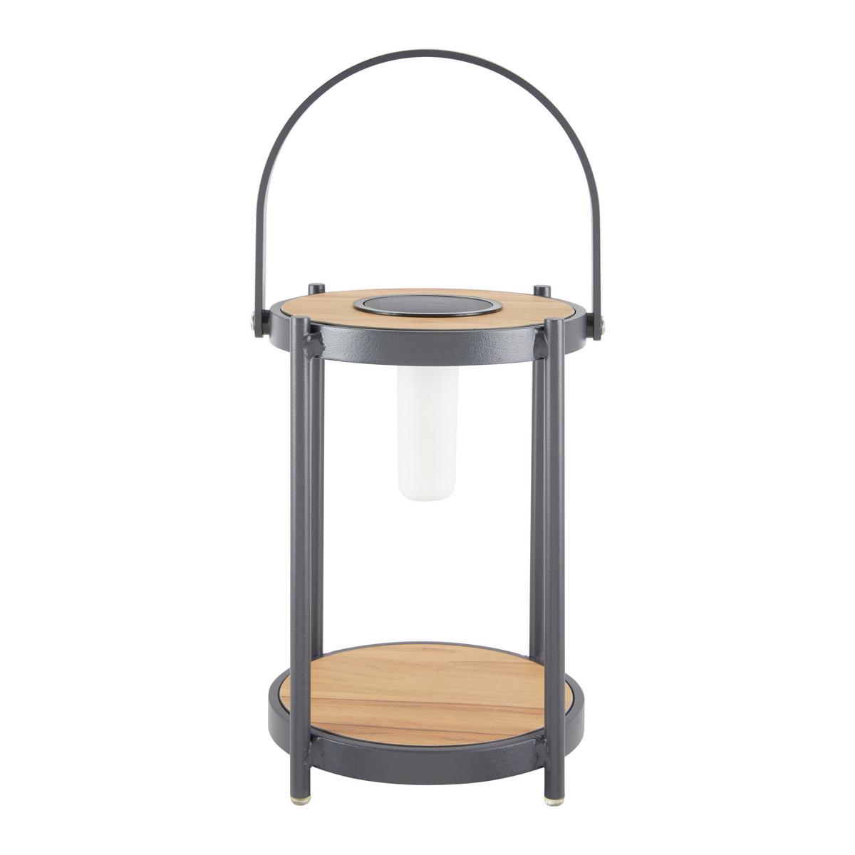 Solárne svietidlo PIOLA čierna - čierna, Modern, kov/plast (20/29/20cm) - Bessagi Garden