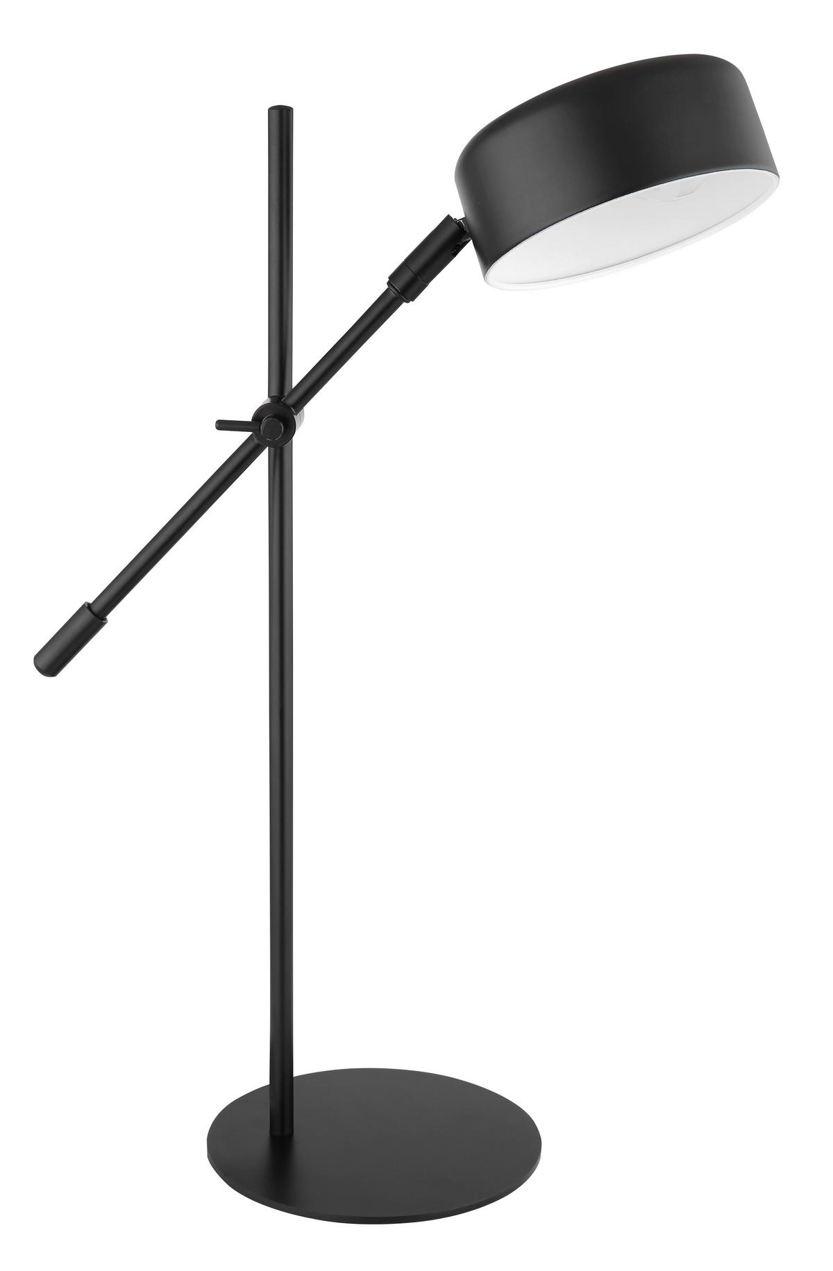 Tischleuchte Schwarz - Schwarz, Basics, Metall (42/16/50cm) - Globo