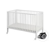 Reisebett Tissi® Jori - Weiß, Basics, Holz (120/60/72cm) - tiSsi
