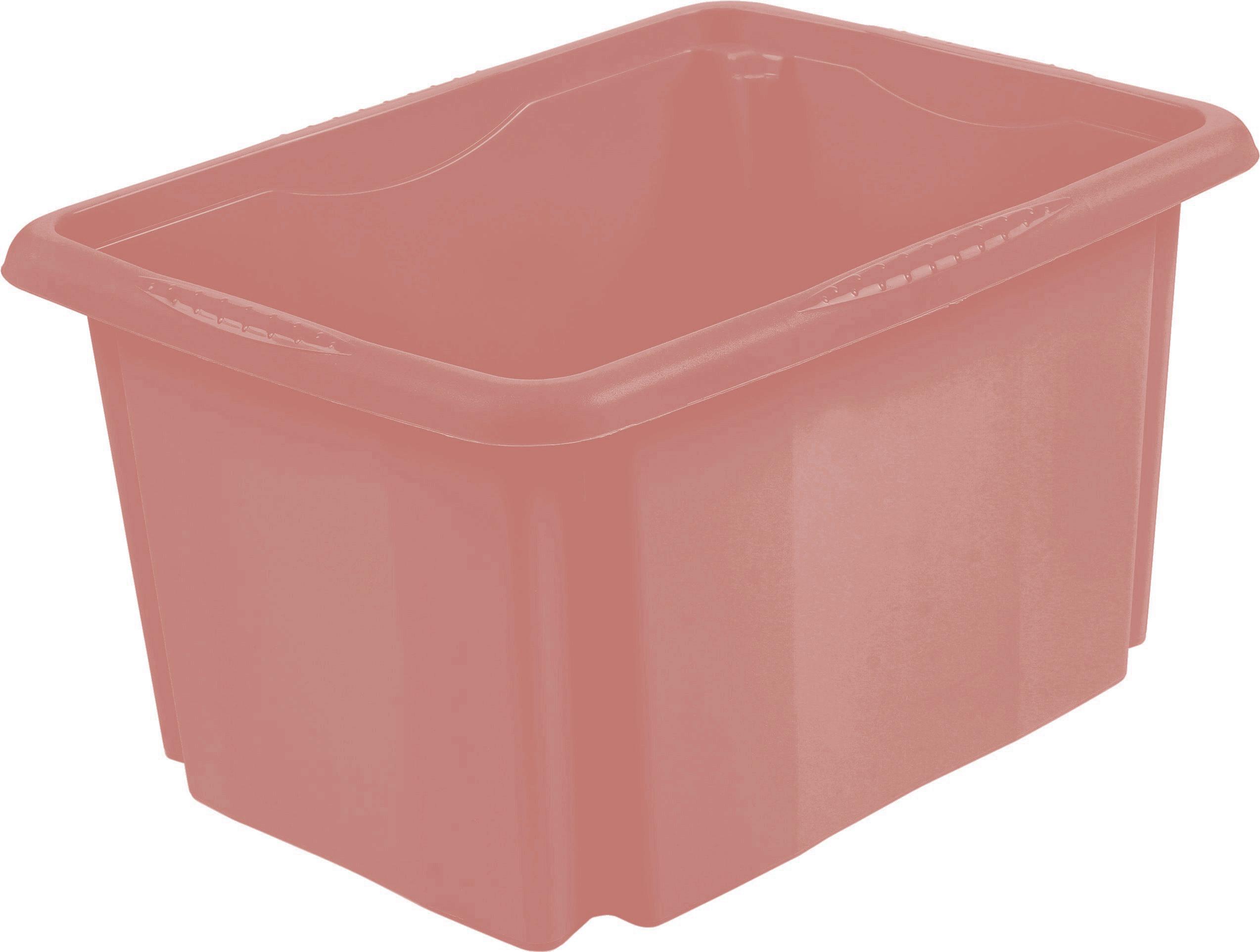 Aufbewahrungsbox Emil Stapelbar Kunststoff 24 L - Rot, KONVENTIONELL, Kunststoff (41/34,5/22cm)