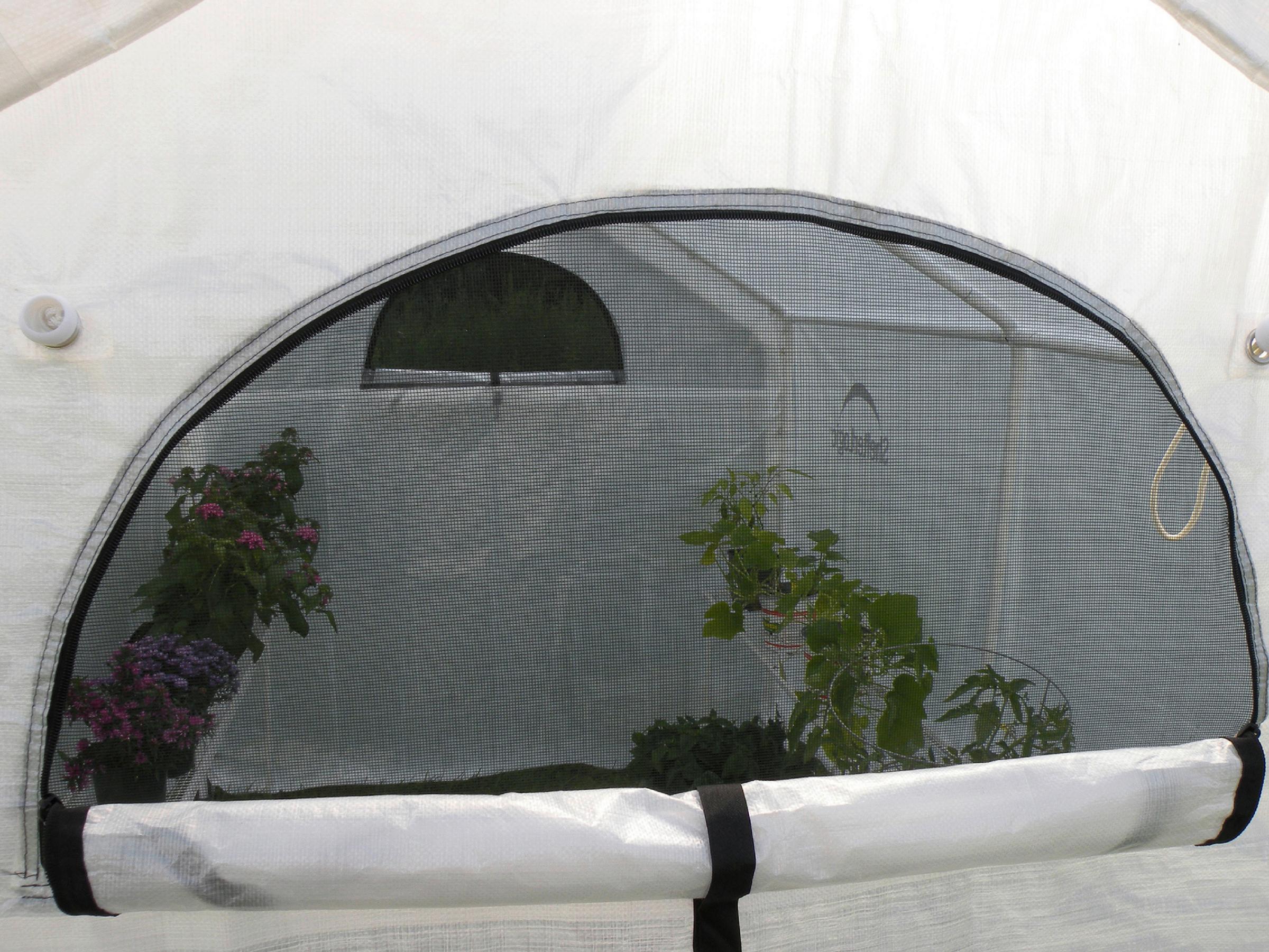 Gewächshaus mit Folie