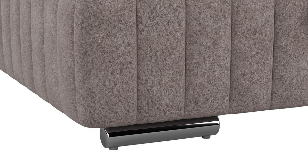 Box-ágy Beetle 90/200 Cm - szürke, Modern, faalapú anyag/textil (90/200cm)