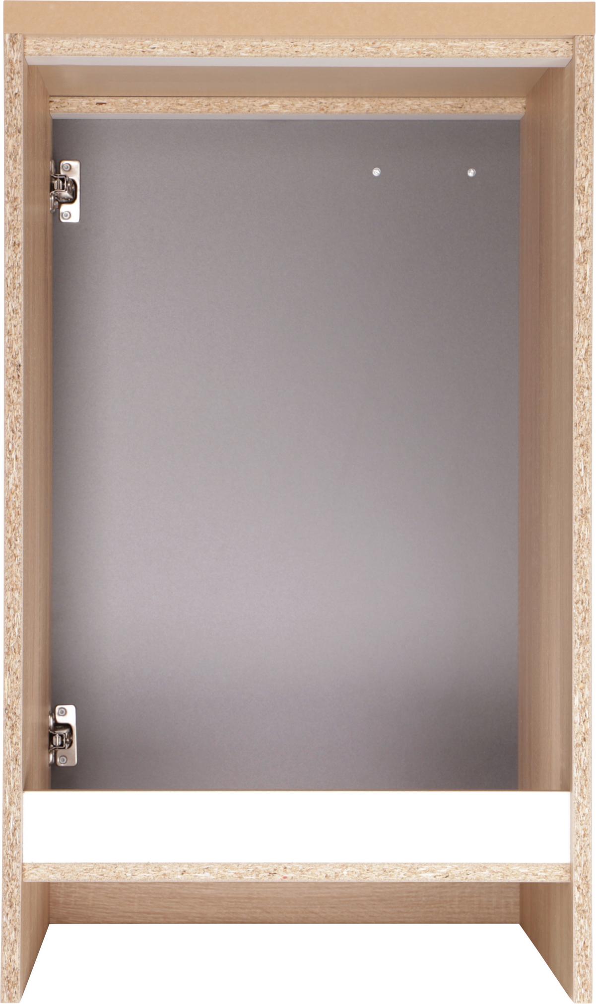 Spülenunterschrank Merle Grau, Eiche Dekor B:50cm - Eichefarben/Grau, Basics, Holzwerkstoff (50/84,8/60cm) - Respekta