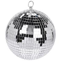 Dekoračná guľa DISCO - farba strieborného duba, Modern, sklo (18/18/18cm) - Mömax