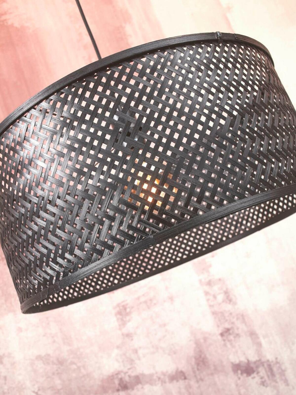 Hängeleuchte Java Schwarz B: 32 Cm - Schwarz, Trend (58/32/150cm) - Good & Mojo
