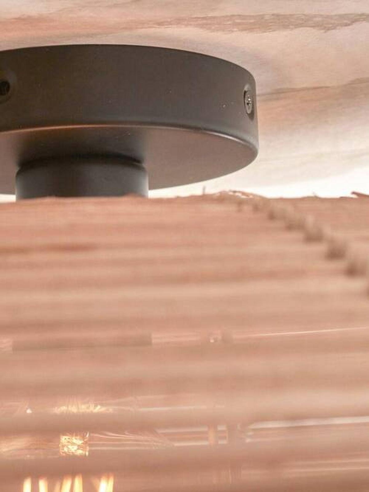 Deckenleuchte Tanami/C/4010/N - Naturfarben, Trend, Holz (40/40/10cm) - Good & Mojo