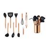 SADA KUCHYŇSKÉHO NÁČINÍ EW-KS-1001K - měděné barvy/černá, Basics, plast (13cm) - Echtwerk