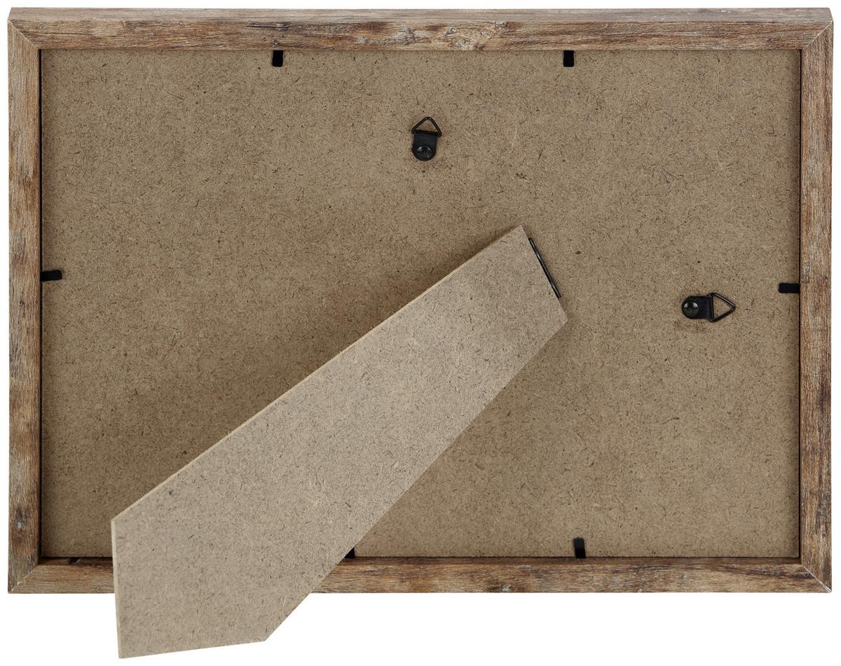 Képkeret Carla - diófa színű, Basics, Üveg/fa (23,6/32,7/2cm) - Luca Bessoni