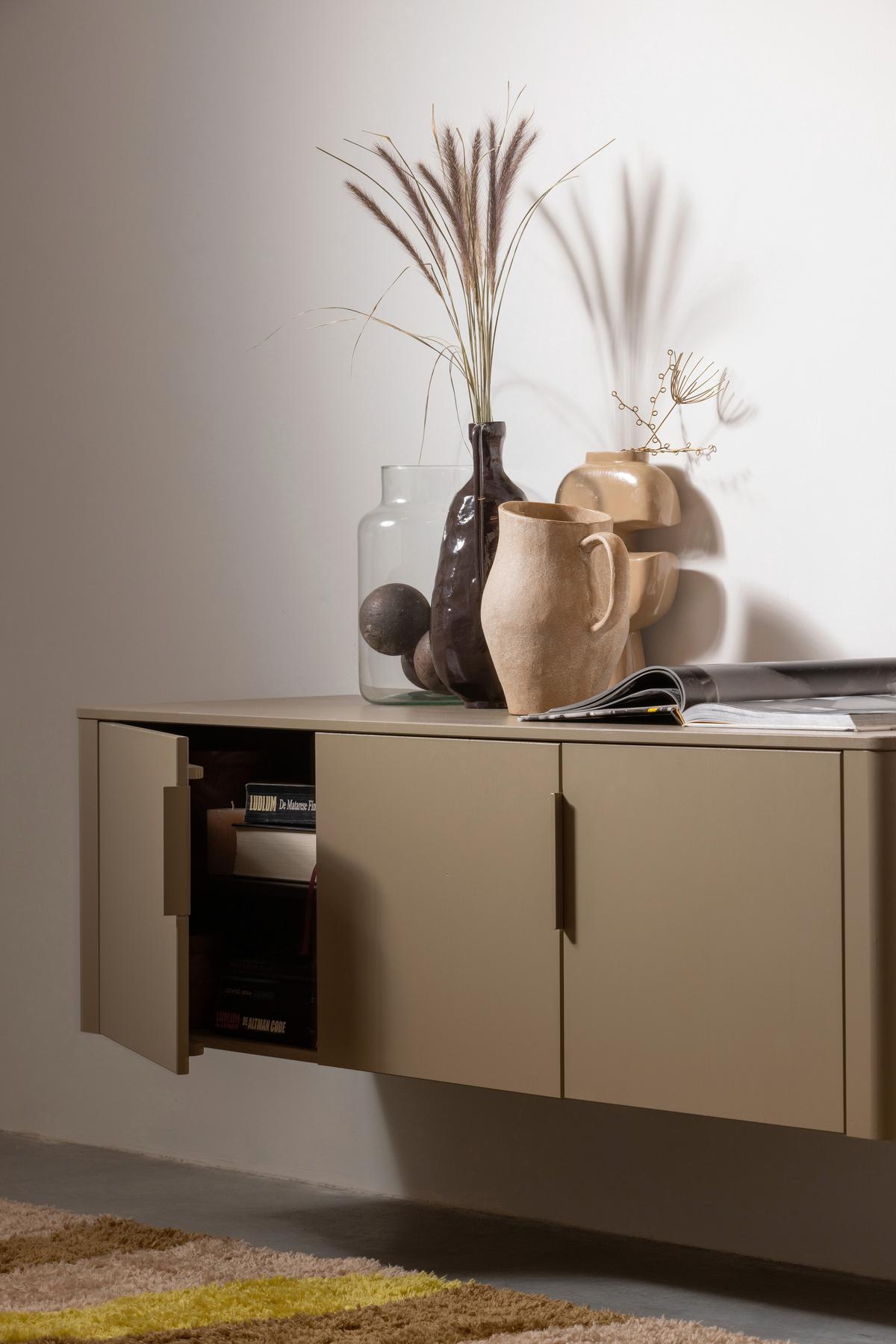 LOWBOARD Gunnar Schlammfarben B: 154cm - Schlammfarben, Design, Holz (154/56/44cm) - Livetastic