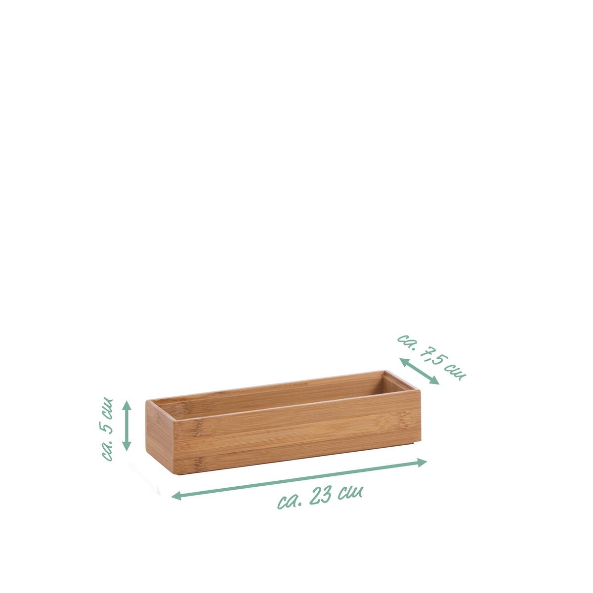 AUFBEWAHRUNGSBOXEN-SET BxHxT: ca. 40x27x23 cm - Naturfarben, Basics, Naturmaterialien (40/26,5/23cm) - Zeller Present