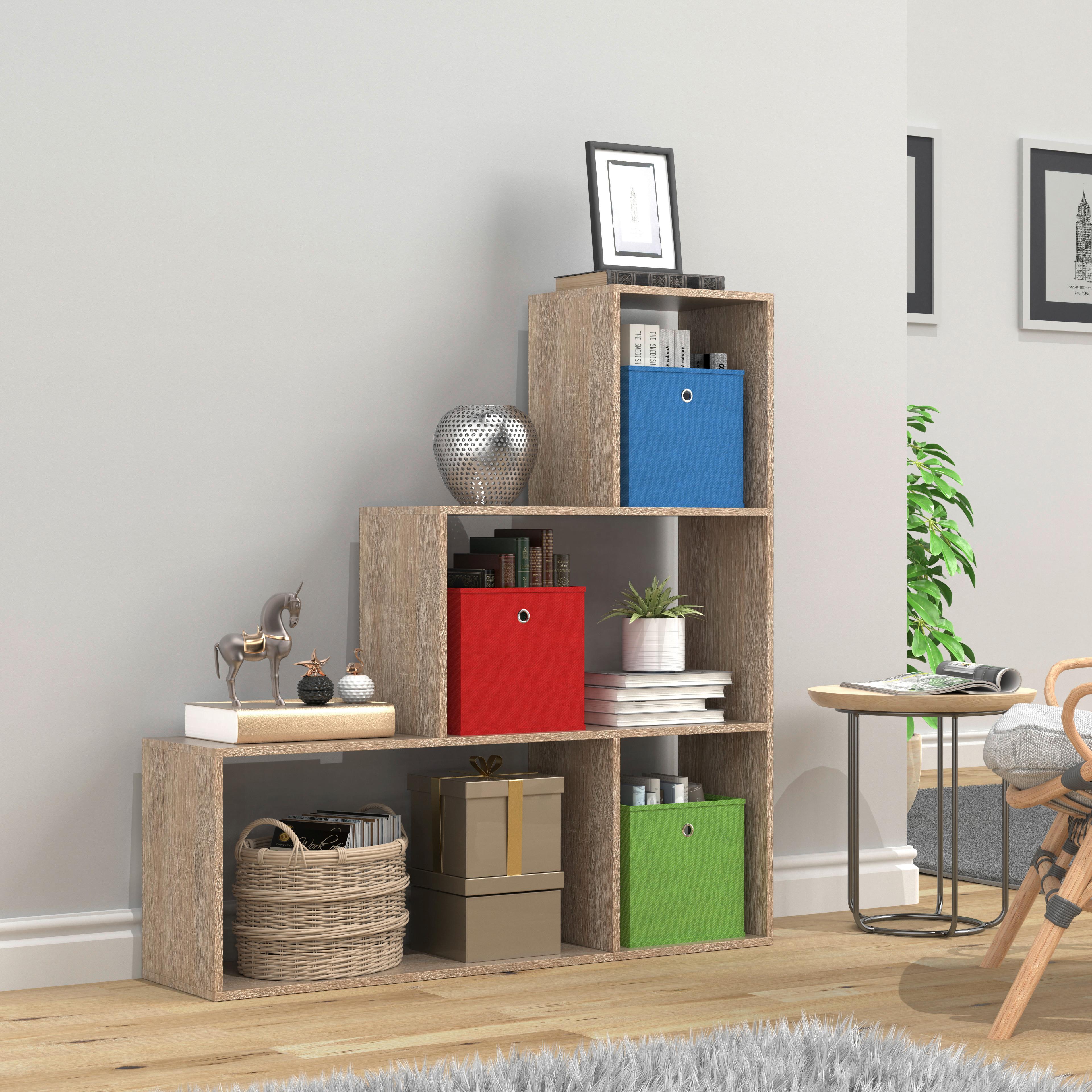 Regal Dubila Sonoma Eiche Dekor B: 117 Cm - Sonoma Eiche, Basics, Holzwerkstoff (117/123/29cm) - MID.YOU