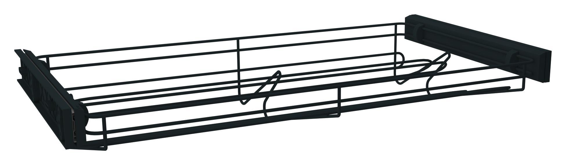 Cipőtároló Unit - Antracit, modern, Fém (82,5/14/46,2cm) - Ombra