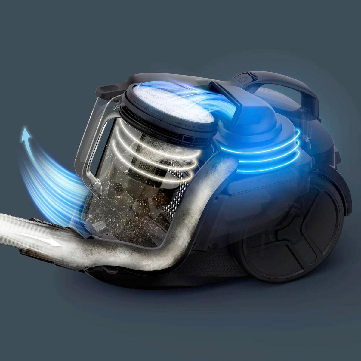 Bodenstaubsauger 750w, 1,5 Liter - Schwarz, Basics, Kunststoff (40,9/27,6/29cm) - Rowenta