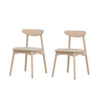 STUHL Ven Beige B: 47 cm - Beige, MODERN, Holz/Textil (47/80/54cm) - Livetastic