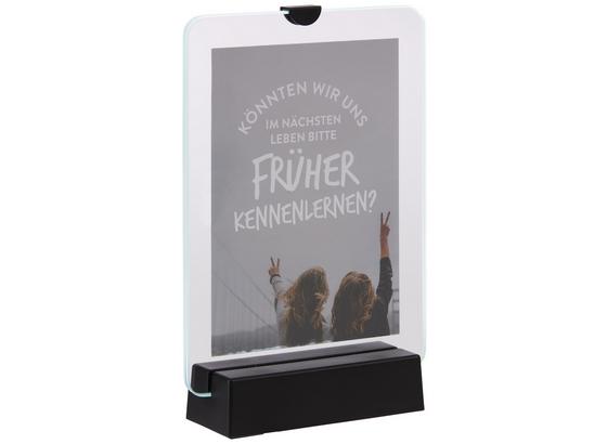 Rám Na Fotky Sunny - čierna, plast/sklo (22/14,6/4,8cm) - Mömax modern living Rám Na Fotky Sunny - čierna, plast/sklo (22/14,6/4,8cm) - Mömax modern living