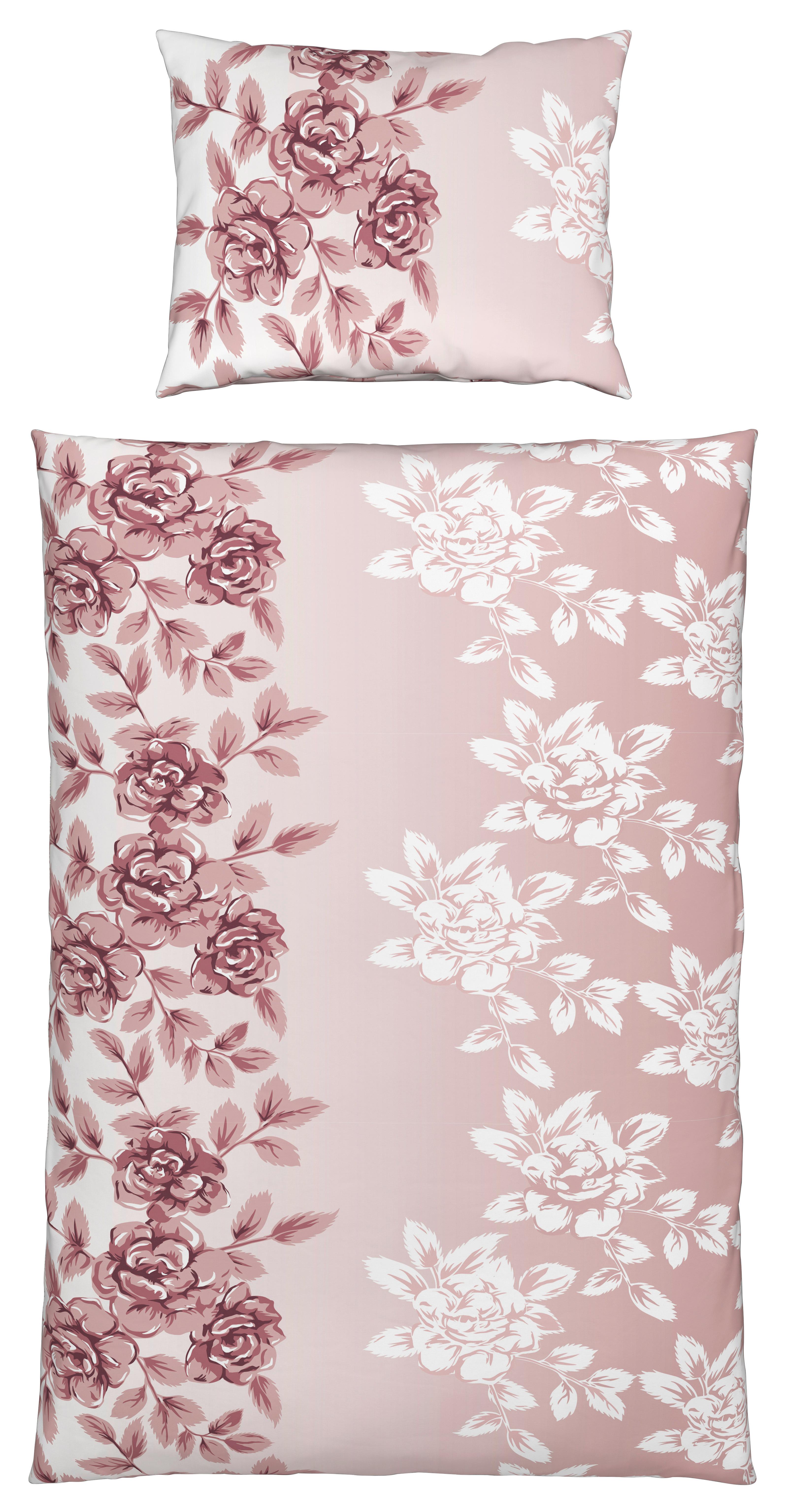 Bettwäsche Anni - Rosa, KONVENTIONELL, Textil - Ondega