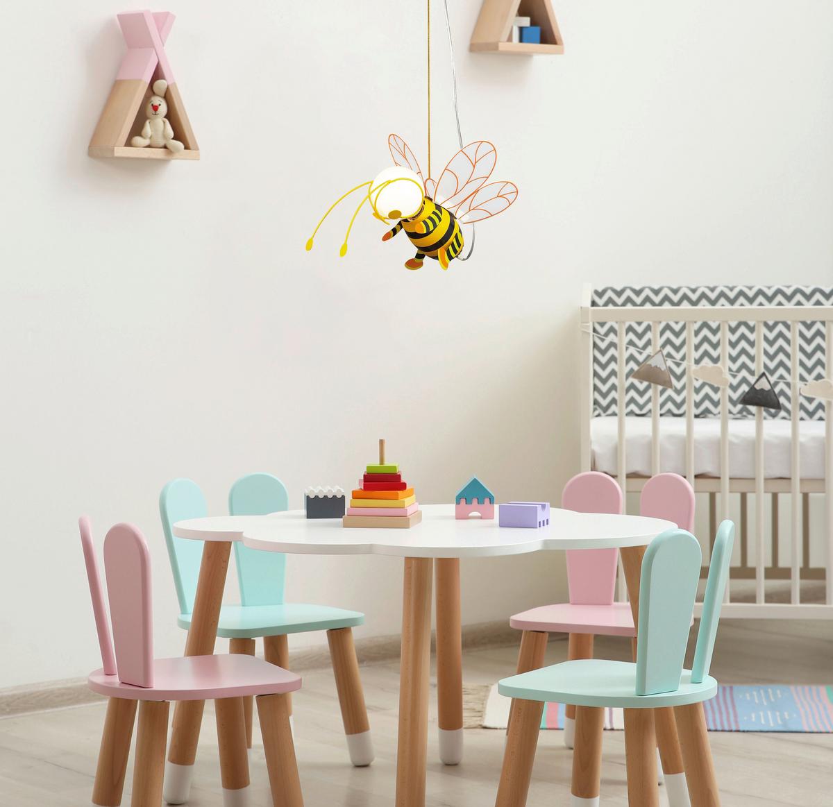 Hängeleuchte 15725lmds H: 120 cm 1-Flammig - Multicolor, KONVENTIONELL, Kunststoff (36/120cm) - Globo