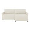 Ecksofa Mit Schlaffunktion Sonos, Beige 228x146 Cm - Ecru/Beige, MODERN, Textil (228/146cm)