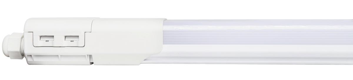 LED-Deckenleuchte L: 110,3 cm, für In- und Outdoor - Weiß, Basics, Kunststoff (110,3/5,2/4,1cm)