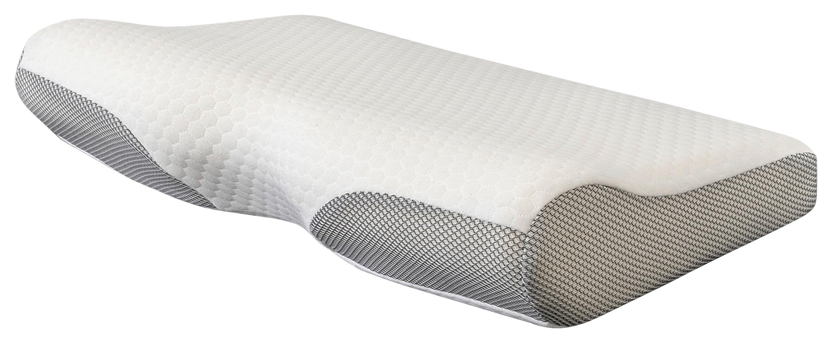 Nackenkissen Carla - Weiß, KONVENTIONELL, Textil (50/30/9cm) - Primatex