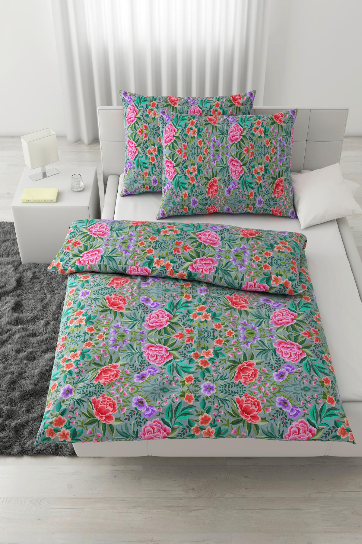Povlečení Vivien XXL, 2x70/90 200/220cm - vícebarevná, Romantický / Rustikální, textil (200/220cm) - Mömax