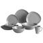 Servírovací Tanier Nele - sivá, Moderný, keramika (25,3/16/3,8cm) - Premium Living Servírovací Tanier Nele - sivá, Moderný, keramika (25,3/16/3,8cm) - Premium Living
