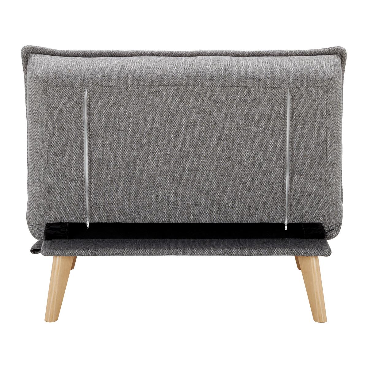 Křeslo ROMEO tmavě šedá - šedá, Moderní, dřevo/textil (99/83/84cm) - P & B