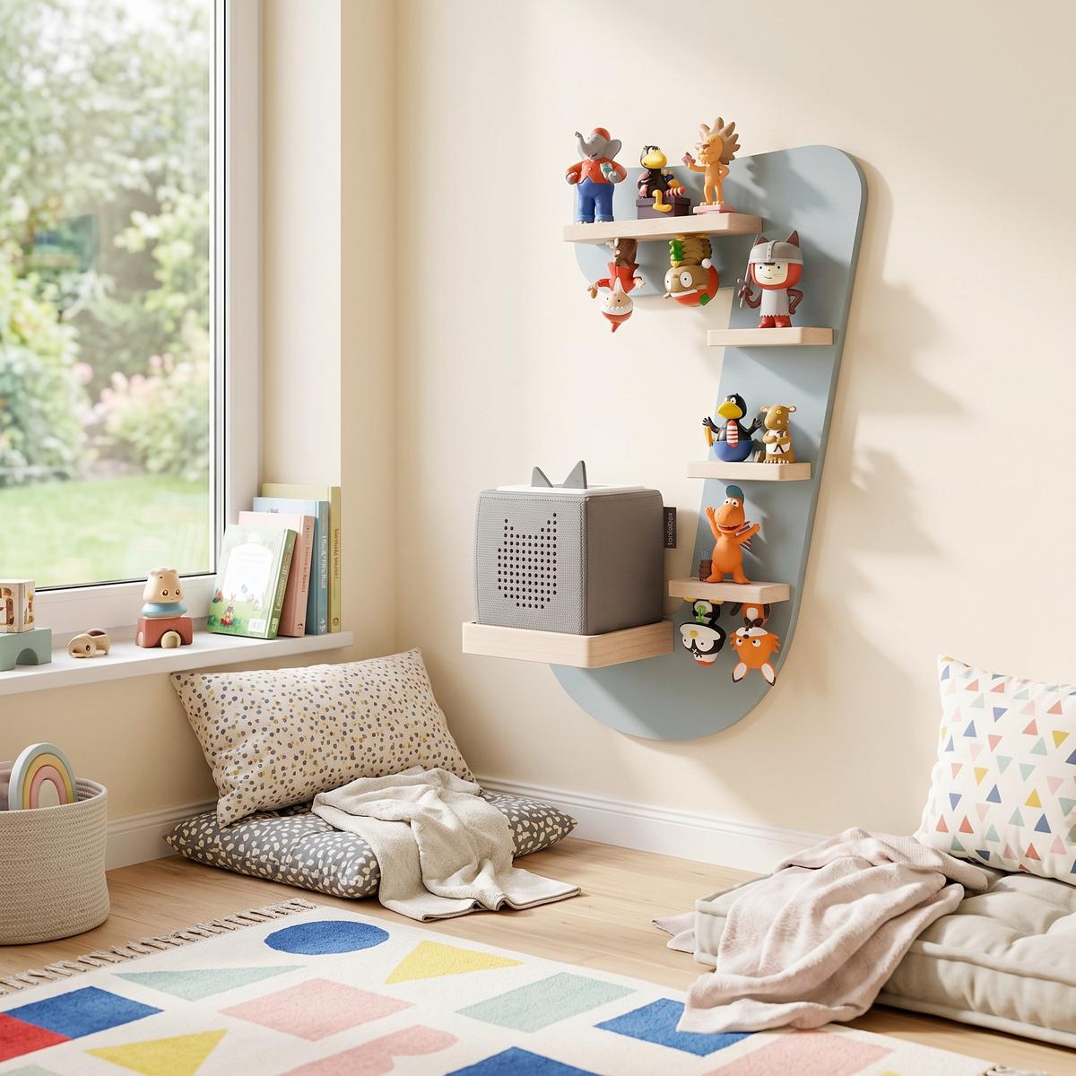 Kinderregal Boarti Grün B: 32 cm - Grün, MODERN, Holzwerkstoff (32/47/19cm) - Livetastic