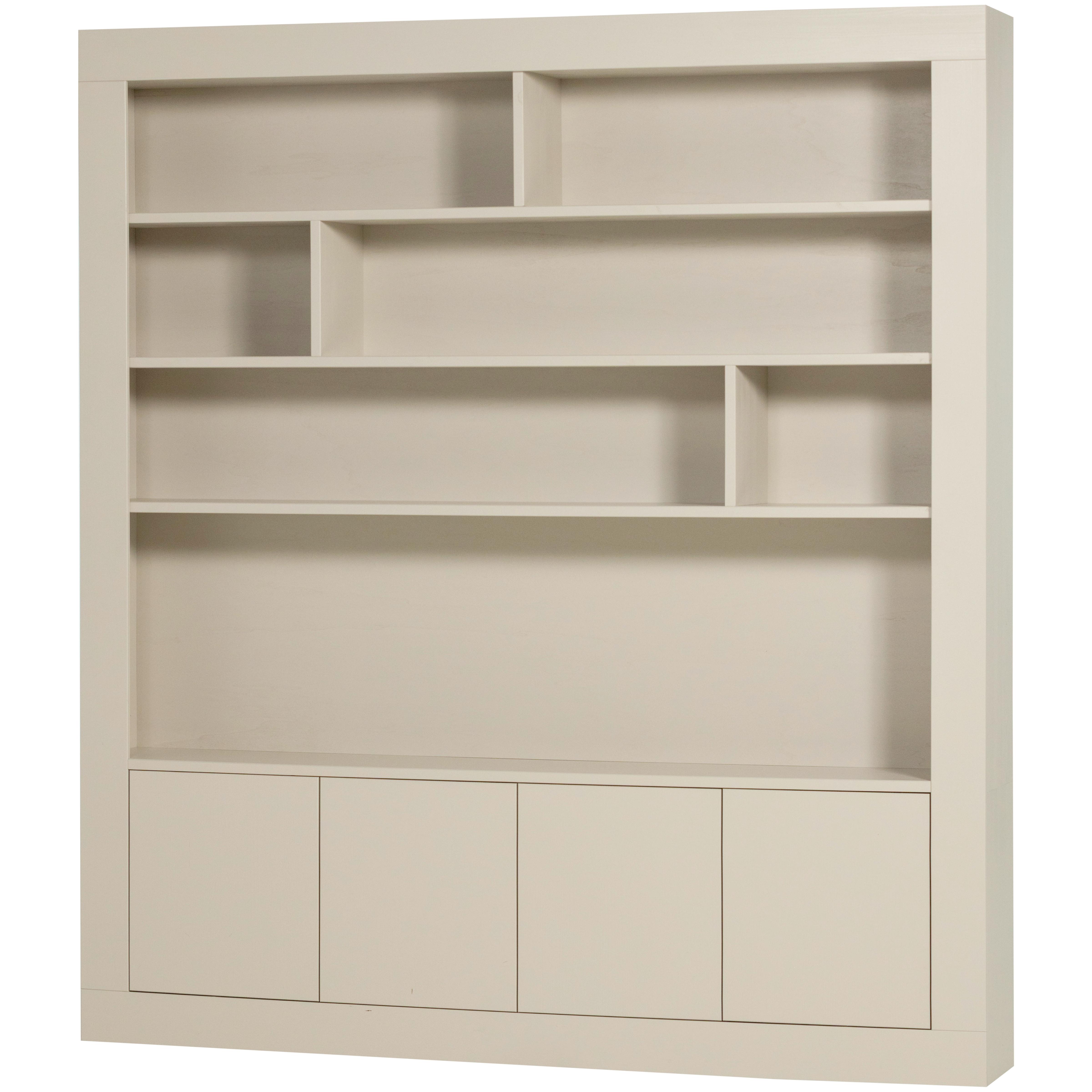 Regal Wallcover Grau B: 210 cm - Grau, Design, Holz (210/229/31cm) - Livetastic