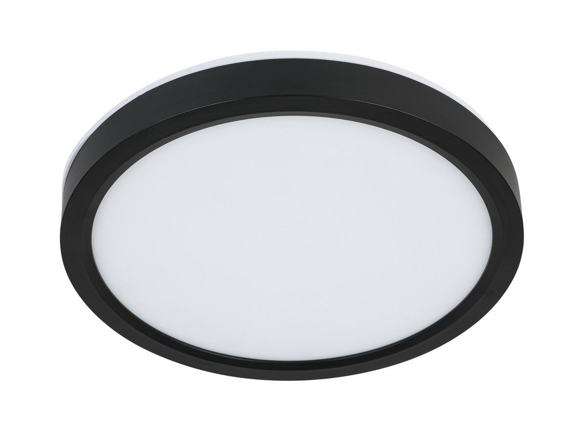 STROPNÉ LED SVIETIDLO TIR - čierna/biela, Modern, plast (23/2,5cm) - Mömax