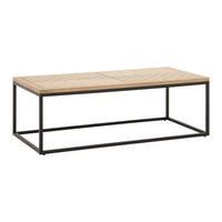 Konferenčný stolík CATALINA - čierna/farba duba, Modern, kov/drevo (120/60/40cm) - Livetastic