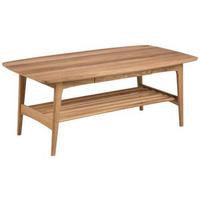 Couchtisch mit Ablage und Lade Emma Eiche Dekor - Eichefarben, Trend, Holz/Holzwerkstoff (130/70/51cm) - MID.YOU