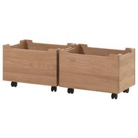 Bettschubkasten Forrest Eichefarben B: 57cm - Eichefarben, MODERN, Holz (57/32,5/40cm) - Vipack